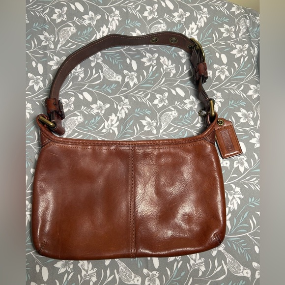 Coach Handbags - Vintage Coach Brown Leather, very smooth